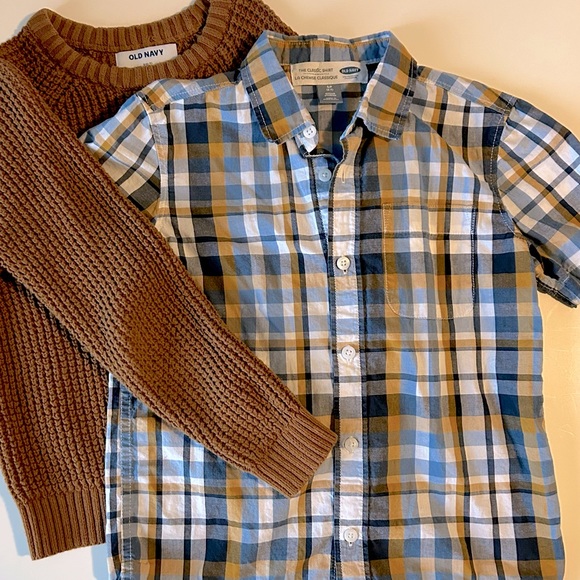 Old Navy mock fisherman’s rib crewneck sweater - Picture 3 of 4